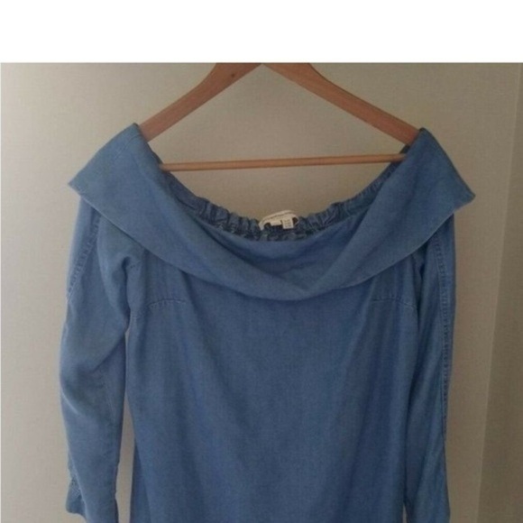 Pilcro & The Letterpress Anthropologie Chambray‎ Dress - Picture 3 of 7